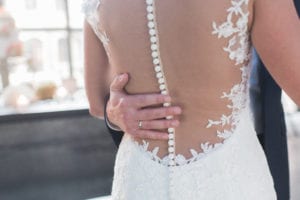 Brushstroke Hochzeit Rücken